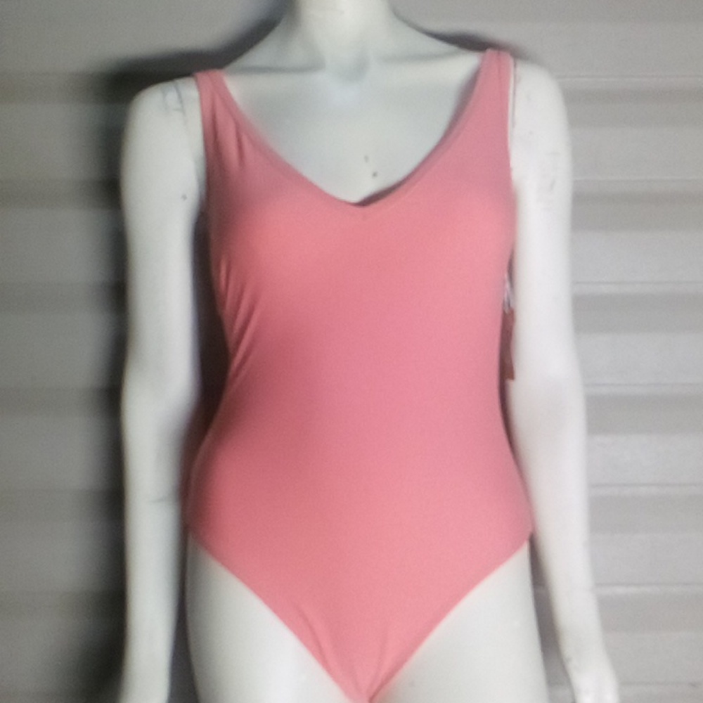 NWT "Kona Sol" orange 1pc. bathingsuit